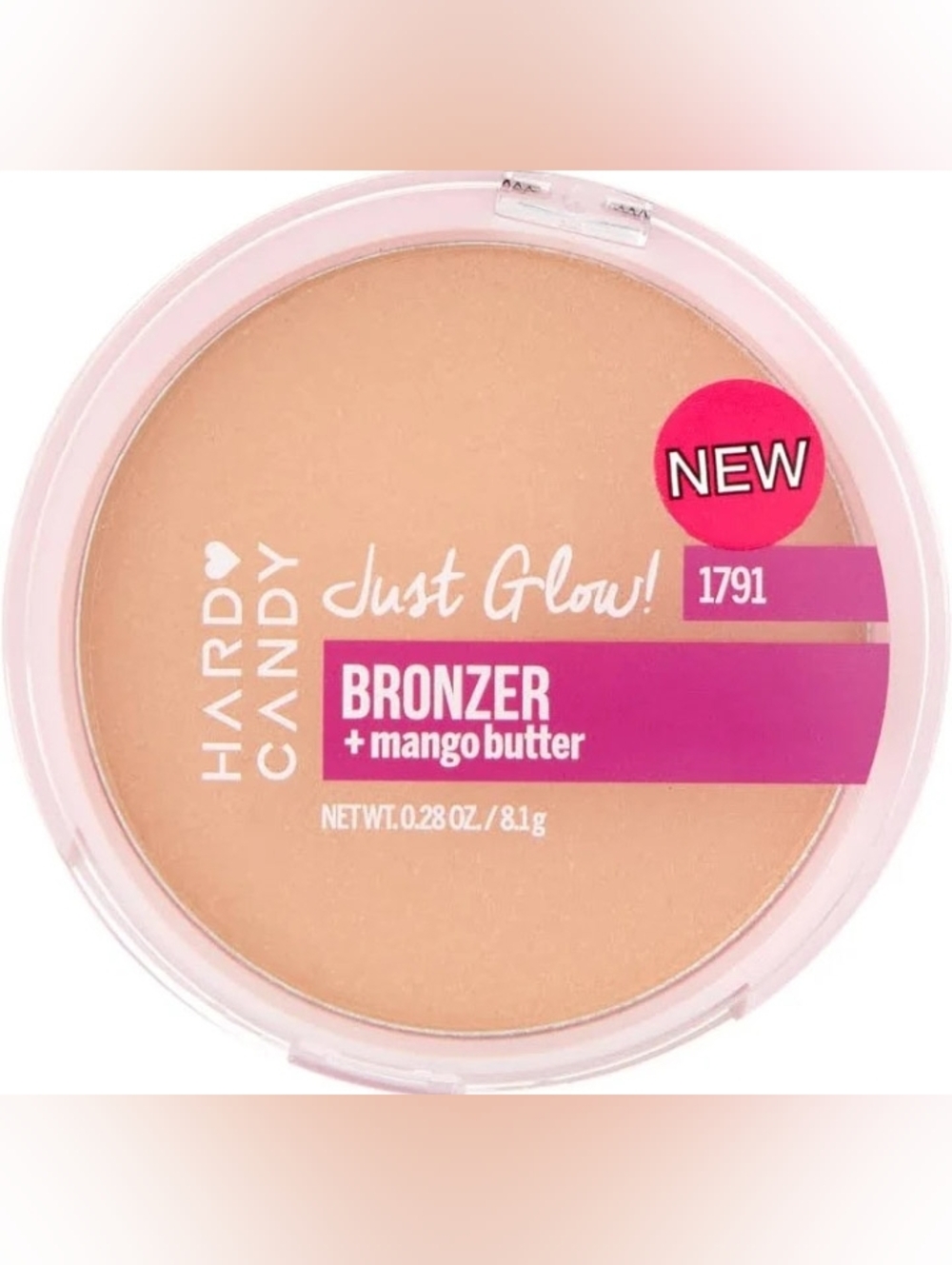 🍒 Hard Candy Just Glow Bronzer 1791 Tiki + Mango Butter 8.1g 💗